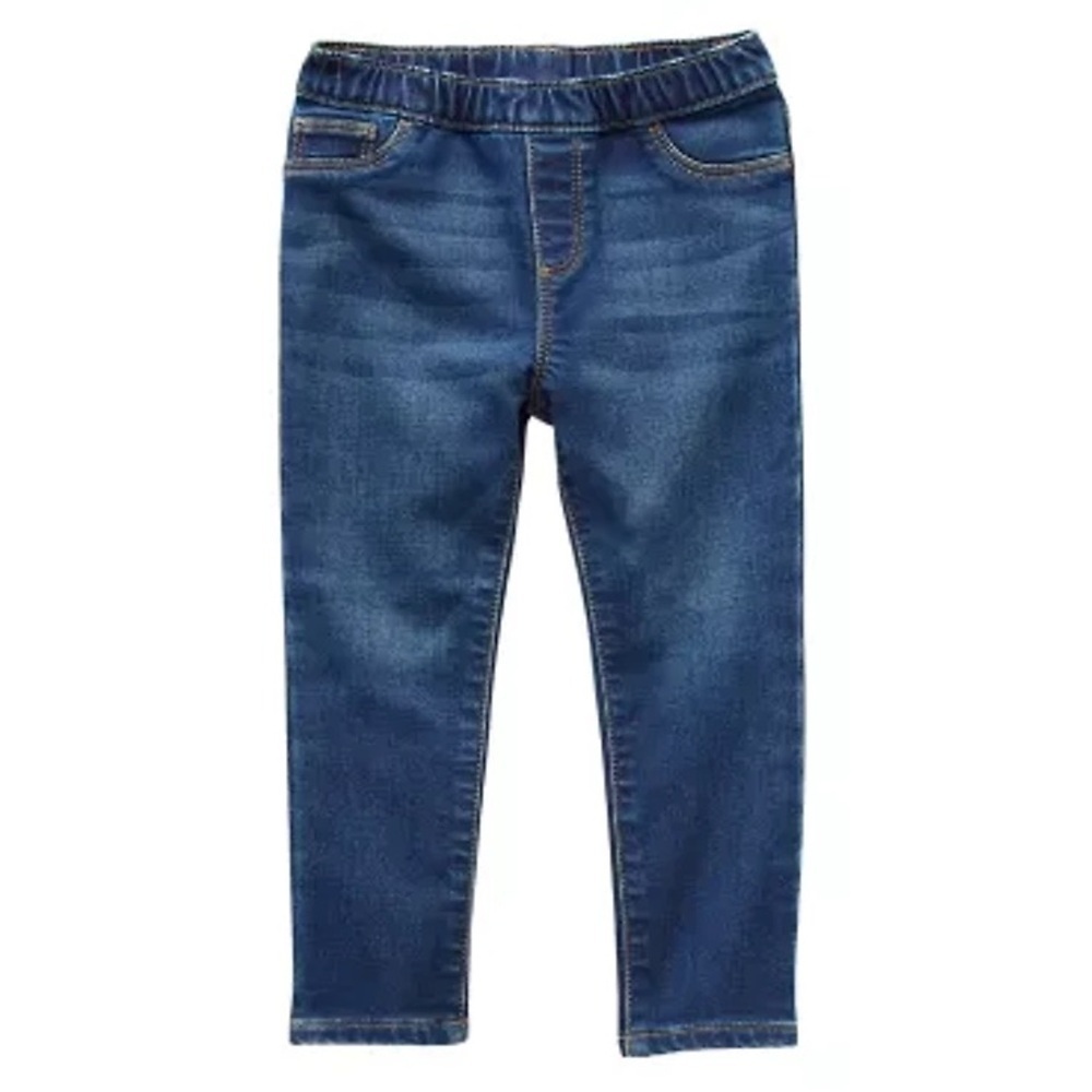 Classic Dark Wash Toddler Denim Jeggings